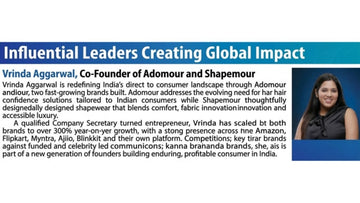 Vrinda Aggarwal Featured in Forbes India Magazine
