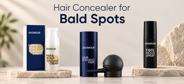 Best hair concealer cream, hair building fiber and fiber hold spray for bald spots