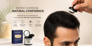 How to hide bald spots instantly using hair root touch-up powder for thicker natural-looking hair