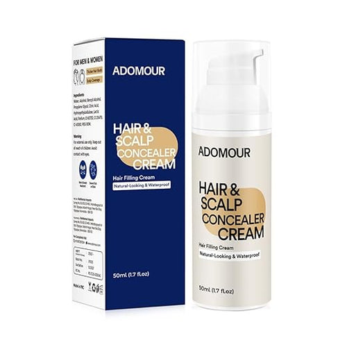 Hair Concealer Cream for Bald Spots & Thinning Hair | Adomour Scalp Concealer