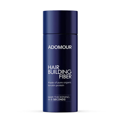 Hair Building Fiber for Thinning Hair & Bald Spots | Keratin Hair Fibers Black (27.5g)